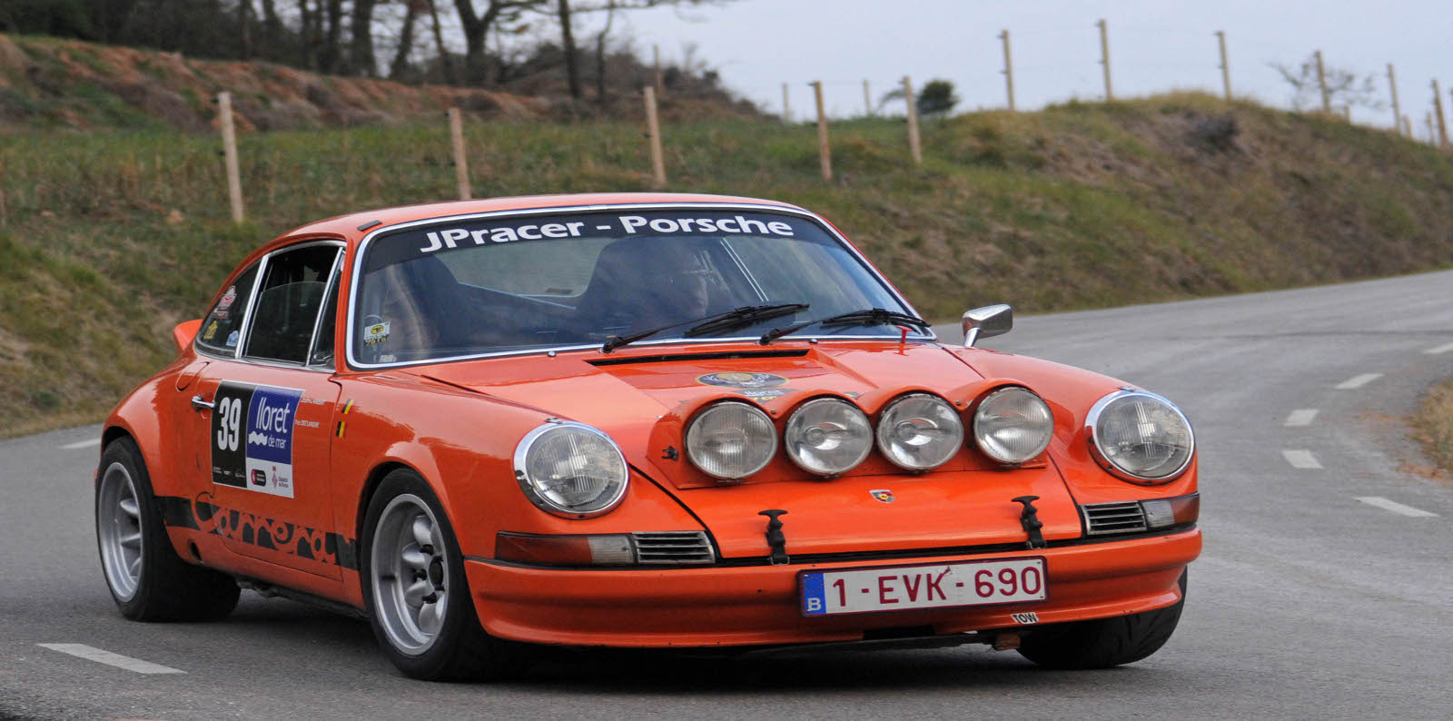 El Porsche ganador del Rally Costa Brava Históricos